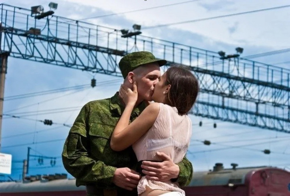 Фото Военные Влюбленных