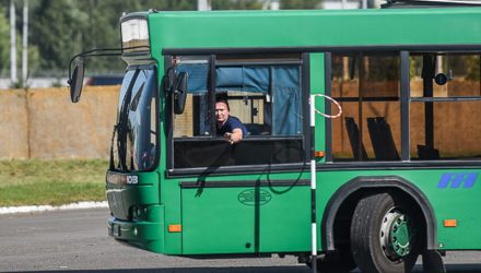 В Гомеле прошел конкурс профмастерства среди водителей "Гомельоблавтотранс"