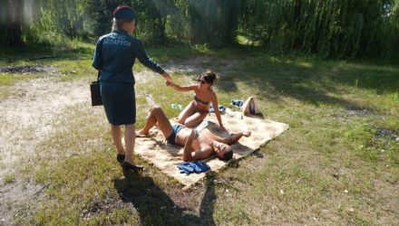 Случаи были. В Гомеле на берегу Обкомовского озера отдыхающим рассказали, как не утонуть и не получить солнечный удар