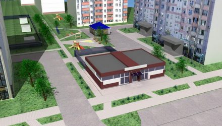 В Гомеле местные жители и представители власти обсуждали вопрос постройки кафе-пекарни во дворе по ул. Мазурова