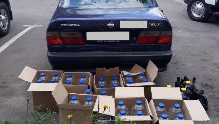 33 по 5 и 5 по 0,5 – "Застолье". Под Гомелем 31-летний житель соседней области при встрече с ГАИ не довёз много алкоголя