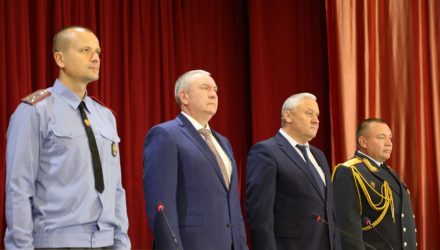 Личному составу представлен главный милиционер Гомельщины Александр Васильев