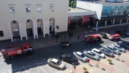 В Гомеле горел кинотеатр им. Калинина