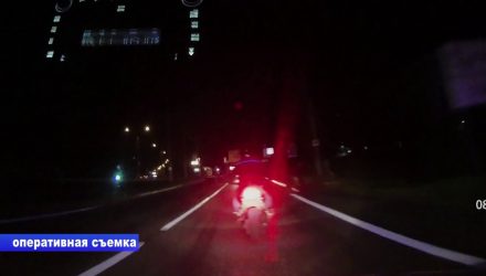 22 нарушения. Погоня за дерзким байкером-бесправником в Мозыре попала на видео