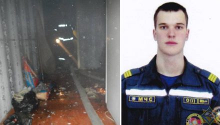 В Речице работник МЧС в свободное от несения службы время спас соседа на пожаре