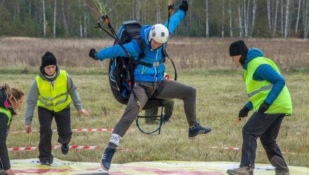 Под Гомелем прошёл финал Кубка северо-восточной Европы по парапланерному спорту