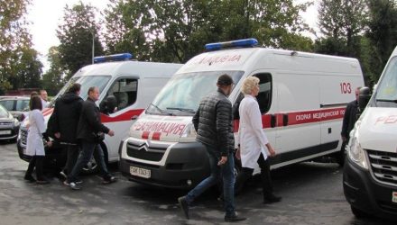 Гомельские реанимобили отправились за пострадавшими в ДТП в Украине белорусами