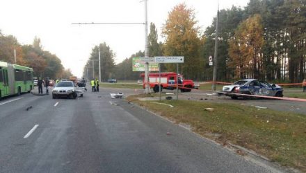 В Гомеле по факту ДТП с участием машины ГАИ и BMW возбуждено уголовное дело