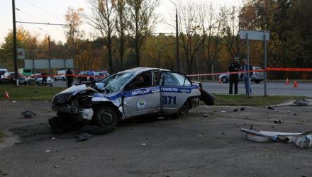 Стали известны подробности резонансного ДТП с участием автомобиля ГАИ в Гомеле