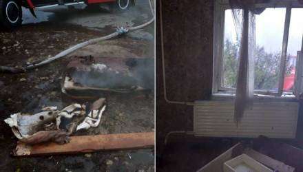 В Гомельском районе прохожий спас человека на пожаре, вытянув его на улицу