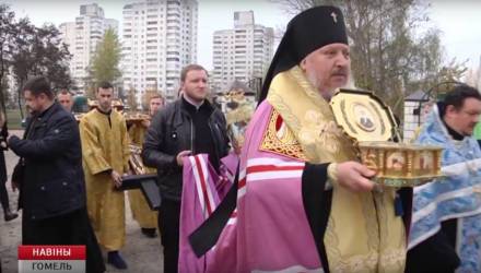В Гомель прибыл ковчег с мощами Блаженной Матроны Московской и частицы Ризы Господней в кресте-мощевике