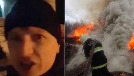 "Что ты гавкаешь, подходишь?" Гомельчан возмутила манера общения местного блогера с работником МЧС