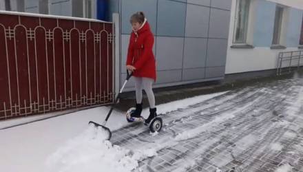 Зима в городе! На неделе в Гомеле ожидаются снег и метель