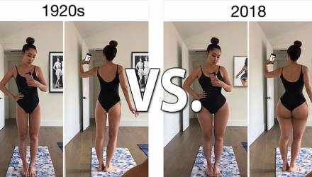Женщина «отфотошопила» себя под стандарты красоты разных эпох