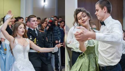 В Гомеле состоялся традиционный бал православной молодёжи (фото, видео)