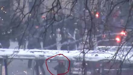 Впервые опубликовано видео момента убийства наёмника из Гомеля Михаила Жизневского на Майдане в январе 2014 года