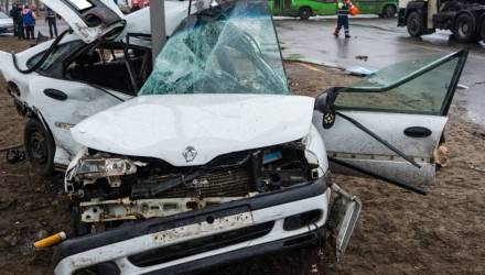 В жуткой аварии в Светлогорске погиб человек