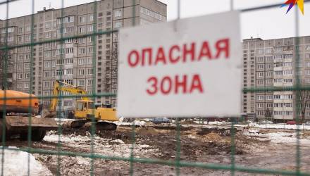 Жильцы домов на Быховской в Гомеле протестуют против уплотнительной застройки