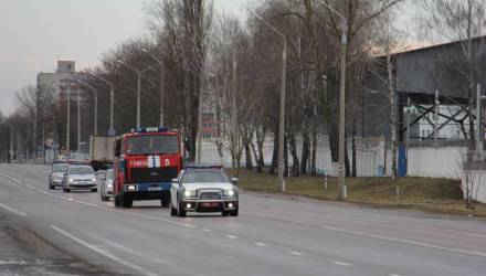В Гомеле 13 водителей не уступили дорогу пожарной машине МЧС и провалили экзамен на человечность