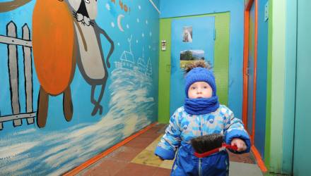 Детский городок по инициативе жильцов создаётся в Западном микрорайоне Гомеля