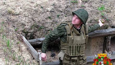 В Печах офицер спас солдата, уронившего на занятиях в окоп боевую гранату