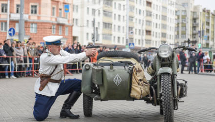 100-летие УВД Гомельского облисполкома празднуют в городе над Сожем