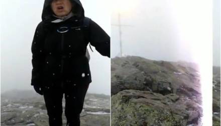 Момент, как молния подбросила туристов в воздух, попал на видео