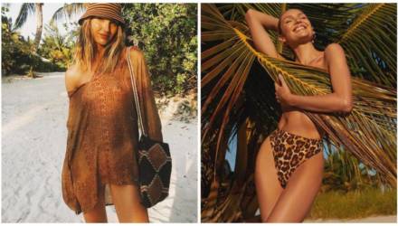 Папарацци сняли голую модель Victoria’s Secret, когда она переодевалась на пляже