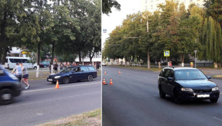 В Гомеле сбили мальчика, переезжающего пешеходный переход на роликах