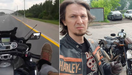 Мотоблогер перед смертью записал видео, как он рулит ногами на скорости 100 км/ч