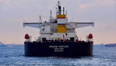 Украина получила первую партию нефти из США на китайском танкере. Цена не сообщается