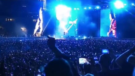 Metallica спела "Группу крови" на русском в "Лужниках" — видео