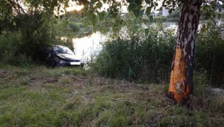 В Гомеле водителя, который с признаками алкогольного опьянения врезался в дерево и едва не утонул в карьере, поместили в психиатрическую больницу