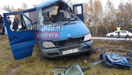 Количество жертв ДТП с участием гомельской маршрутки и грузовой Scania под Калугой увеличилось до 5