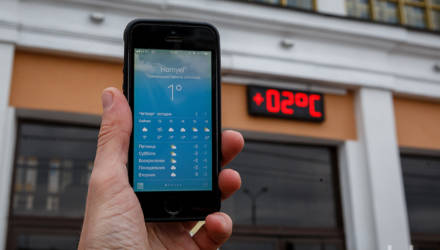 Верную ли температуру показывают гомельские электронные табло