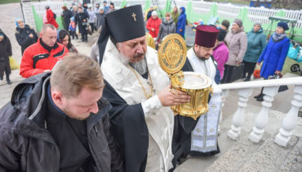Икона с частицей мощей блаженной Матроны Московской прибыла в Гомель