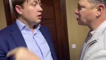 Ляшко подрался с представителем Зеленского в аэропорту из-за России — видео