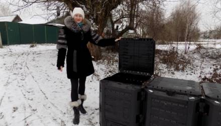 Экологический проект: в деревне Севруки под Гомелем листву не сжигают, а создают качественное удобрение