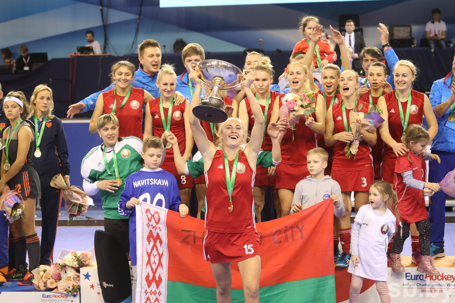 Белоруски впервые стали чемпионками Европы по индорхоккею