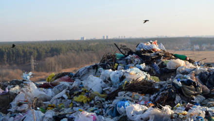 Гомельская городская свалка переполнена − её высота достигла 55 метров
