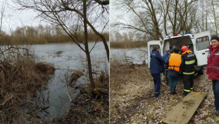 В Светлогорском районе рыбак в первый день весны вышел на тонкий лёд и провалился