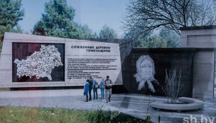 В Гомельской области на месте деревни, где гитлеровцы уничтожили 1758 человек, строят мемориал