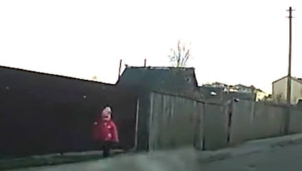 В Калинковичах инспекторы ГАИ помогли потерявшейся 3-летней девочке найти папу