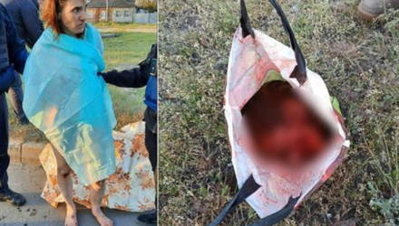 Задержанная в Харькове голой и с отрезанной головой дочери в пакете украинка устроила скандал и отказалась слушать судью