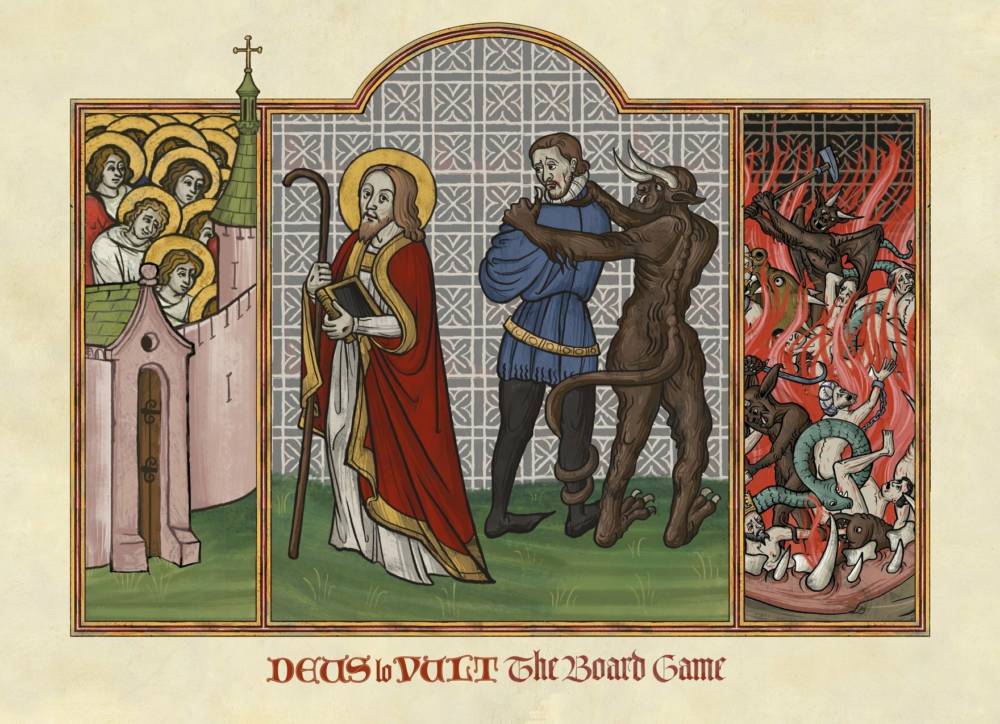 Deus lo Vult: создатели настольной игры про Средневековье из Украины перерисовывают мемы в стиле древних манускриптов