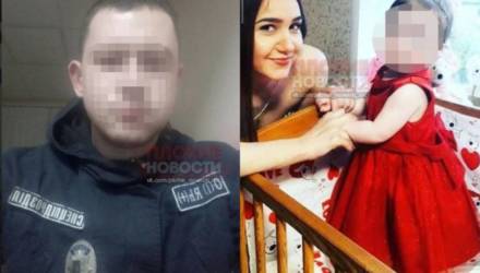 В Украине пьяный полицейский сбросил жену с 4-го этажа, избив на глазах у рыдающей годовалой дочки