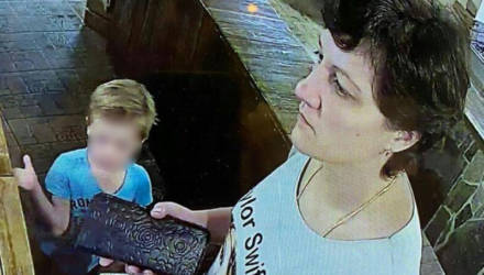 Внимание, розыск. В Гомеле женщина подозревается в хищении рюкзака