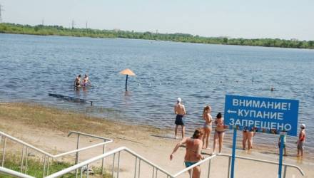 В Гомеле ограничили купание детей на 5 пляжах