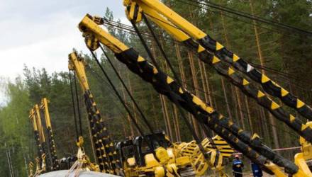 "Газпром" начал демонтаж транзитных труб у границы с Украиной