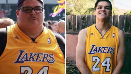 Парень показал, как выглядел до и после похудения, и сброшенные 77 кг изменили его до неузнаваемости